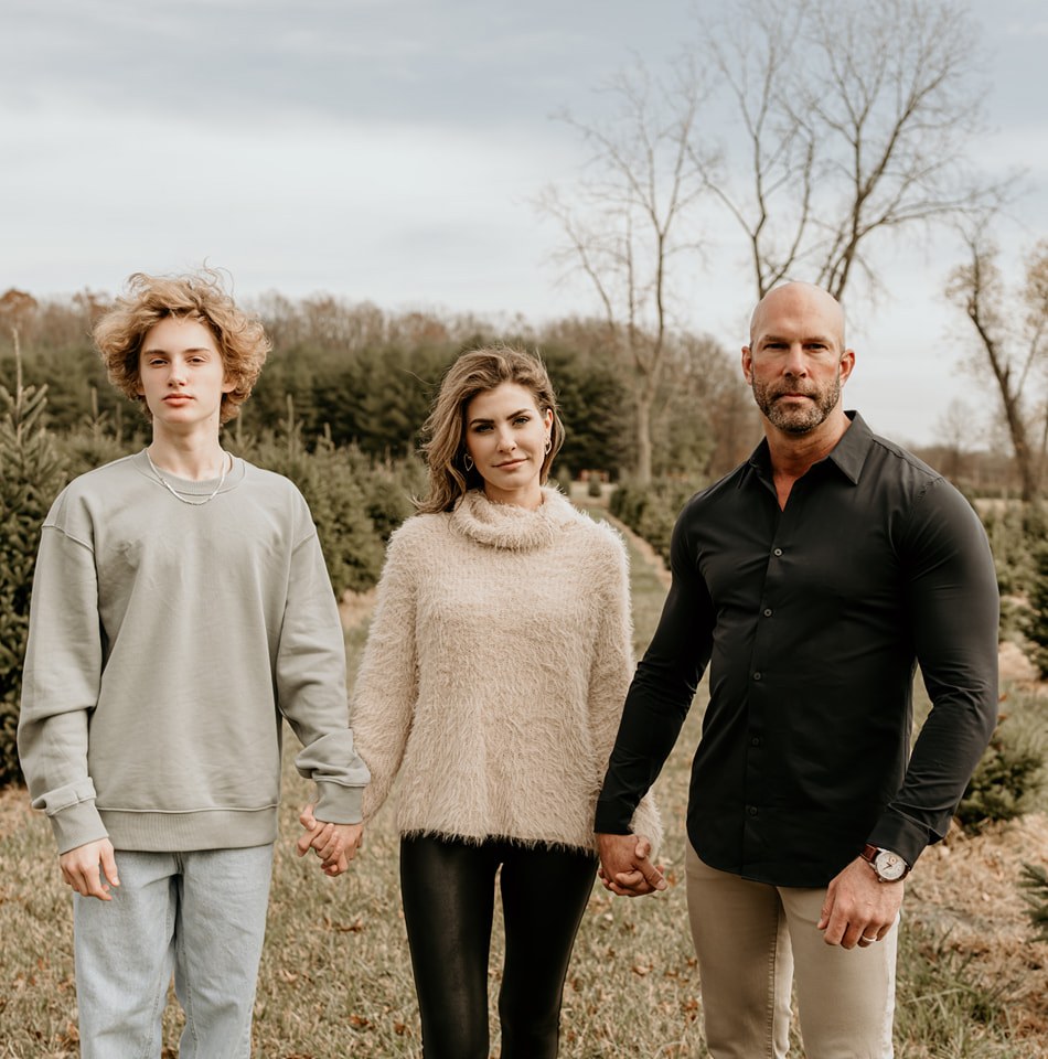 James Taveggia and his family